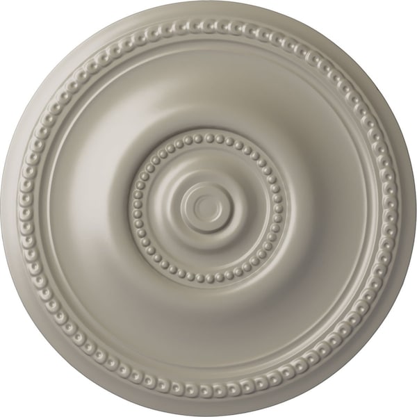 Ekena Millwork Raynor Ceiling Medallion (Fits Canopies up to 6"), Hand-Painted Pearl White, 20 5/8"OD x 1 3/8"P CM20BEPWS - main